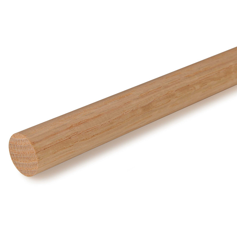 36" Round Wood Dowel - Species:Oak - Diameter:3/4"